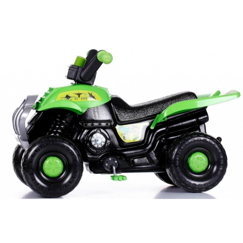 Quad cu pedale Green Army marca Super Plastic Toys cu comanda online