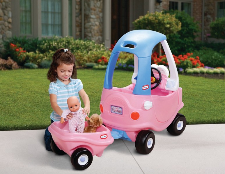 Remorca roz pentru Cozy marca LITTLE TIKES cu comanda online