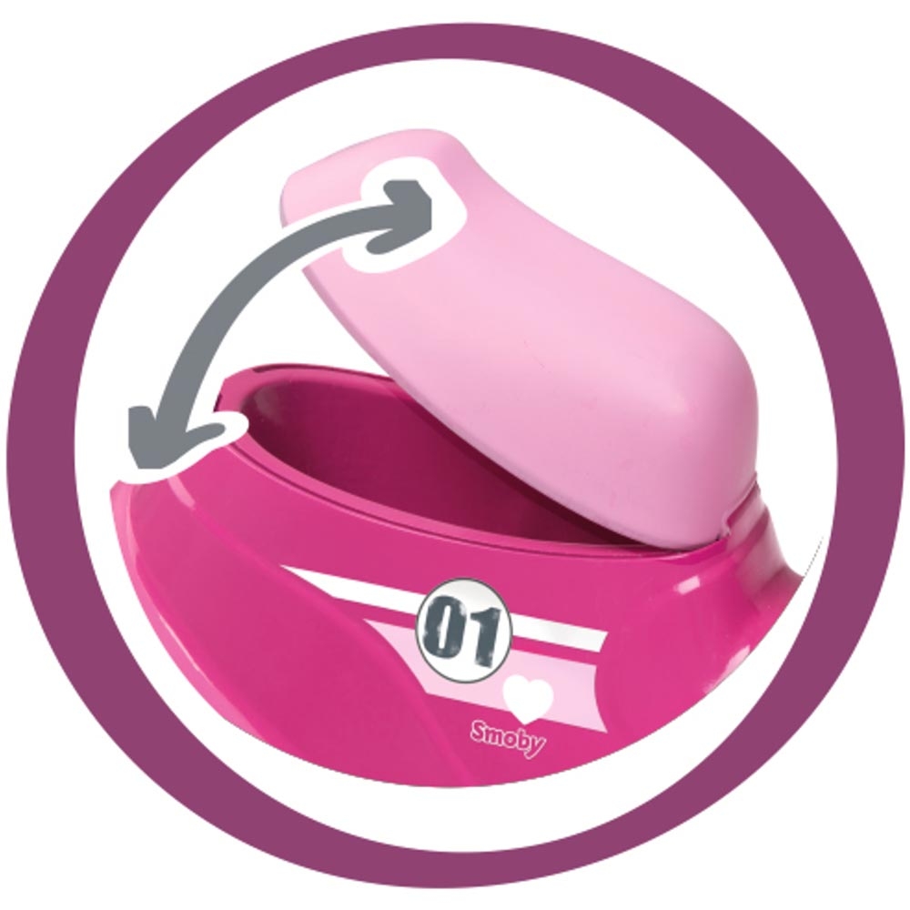 Scuter Smoby Scooter Ride-On pink marca SMOBY cu comanda online