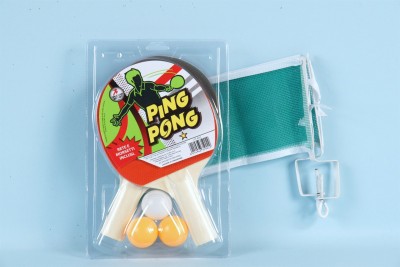 Set 2 palete de ping pong cu fileu inclus si 3 mingi marca Globo cu comanda online