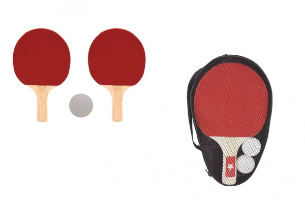 Set 2 palete ping pong in husa cu 2 mingi incluse marca Globo cu comanda online