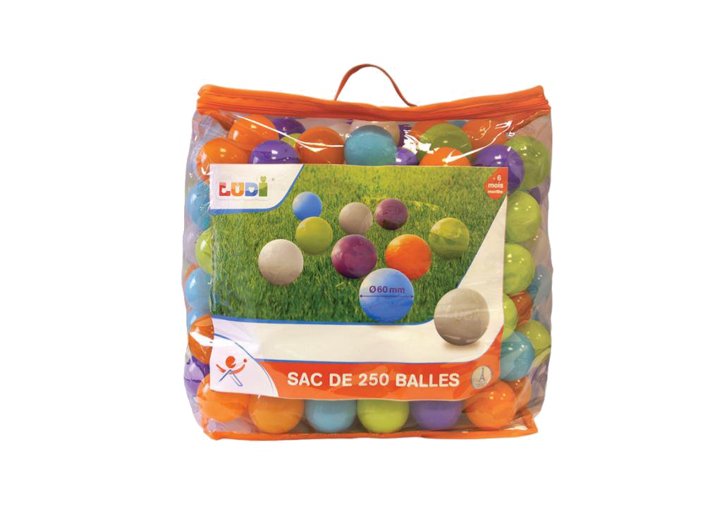 Set 250 de bile multicolore marca Ludi cu comanda online