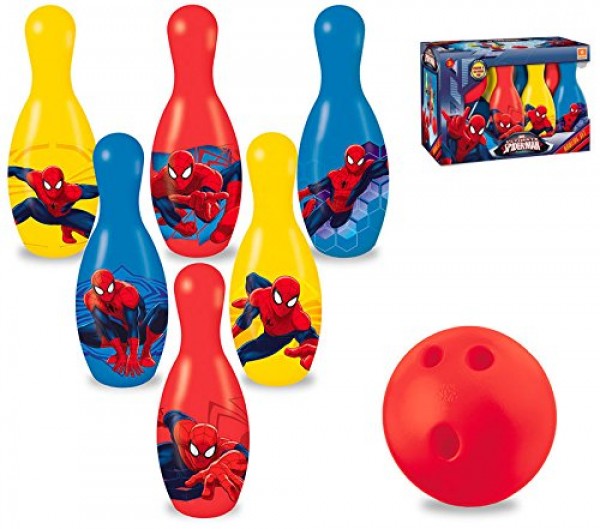 Set bowling Spiderman cu popice si bila Mondo marca Mondo cu comanda online