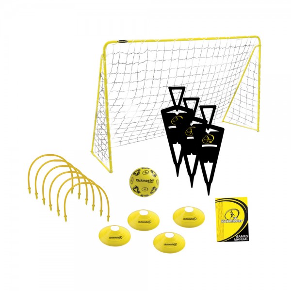 Set fotbal MVS cu poarta minge si jaloane marca MVS cu comanda online