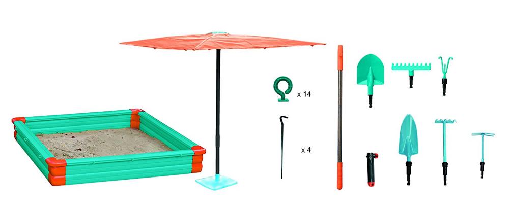 Set joaca pentru gradinanisip SandGarden Fun Deluxe marca Gardena cu comanda online