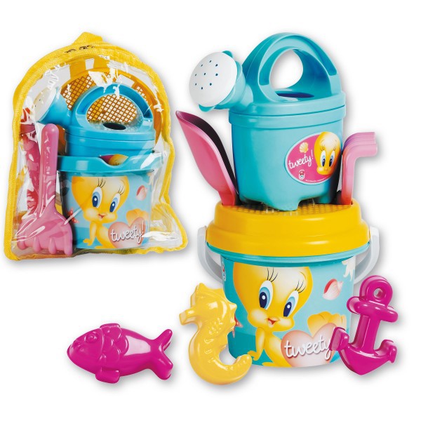 Set jucarii de nisip in rucsac Tweety Androni Giocattoli marca Androni Giocattoli cu comanda online