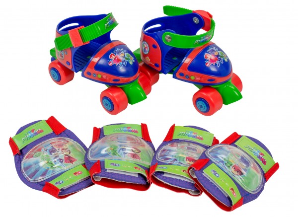 Set patine cu rotile si protectii Saica PJ Masks marime 24-29 marca Saica cu comanda online