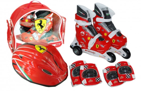 Set role cu accesorii protectie incluse Saica Ferrari marimi reglabile 28-31 marca Saica cu comanda online
