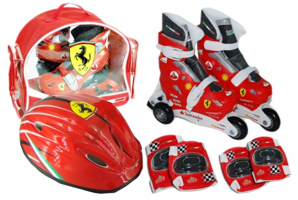 Set role cu accesorii protectie incluse Saica Ferrari marimi reglabile 35-38 marca Saica cu comanda online