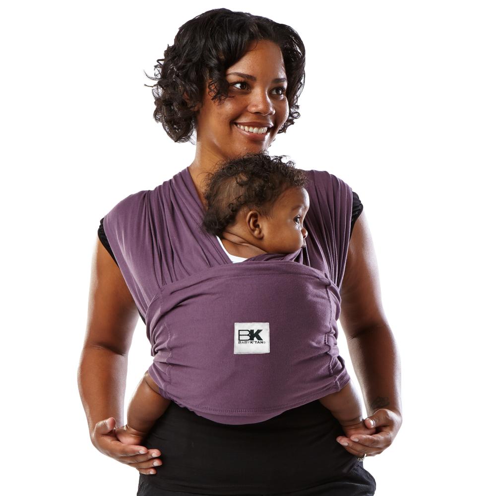 Sistem purtare Baby Ktan Baby Carrier Original Cotton Eggplant marimea L marca Baby K’tan cu comanda online