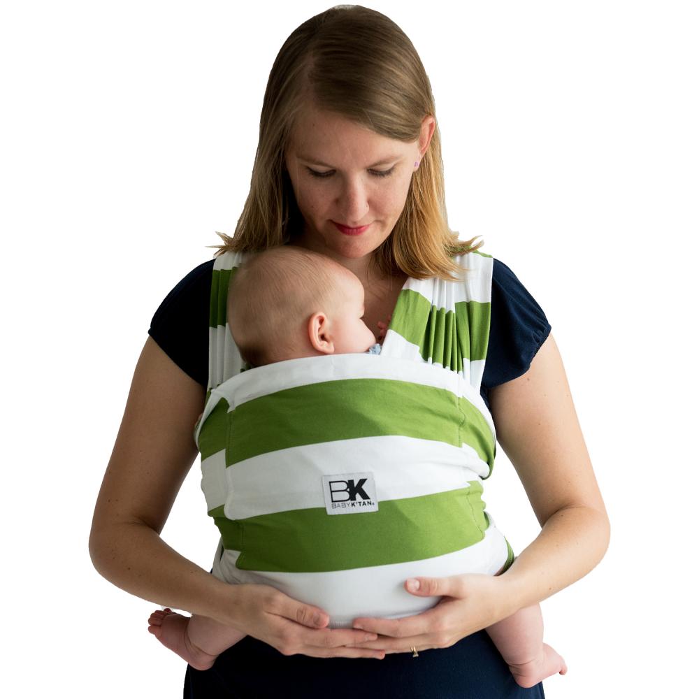 Sistem purtare Baby Ktan Baby Carrier Print Olive Stripe marimea S marca Baby K’tan cu comanda online