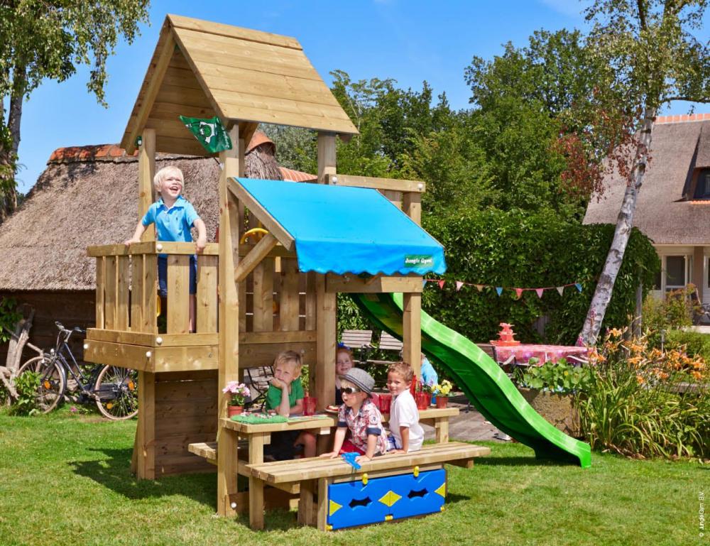 Spatiu de joaca Jungle Gym Mansion-Minipicnic-Minimarket marca JUNGLE GYM cu comanda online