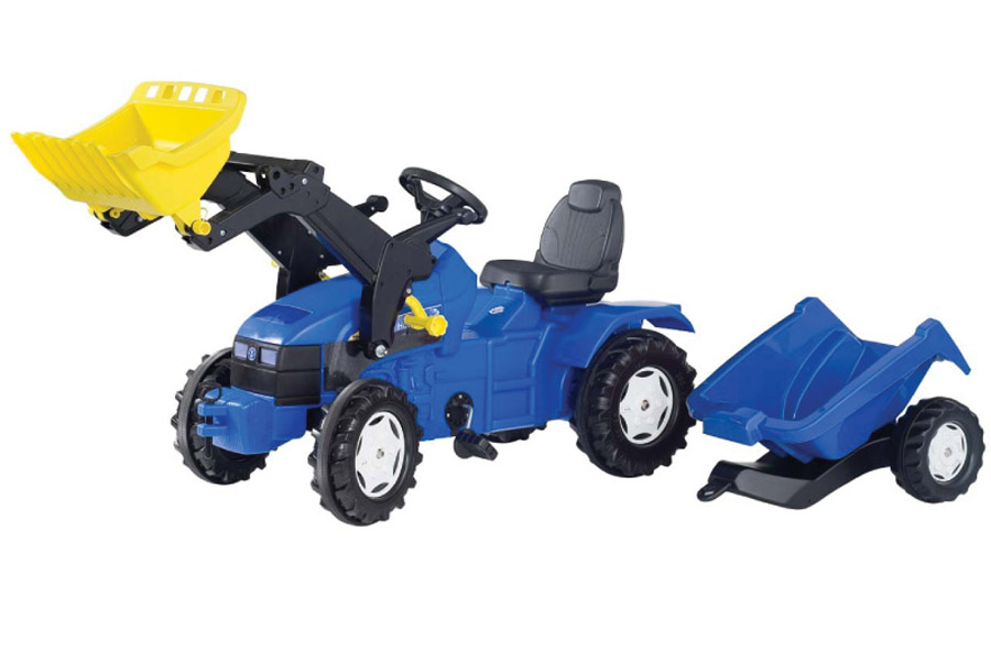 Tractor Cu Pedale Si Remorca Copii Rolly Toys 049417 marca ROLLY TOYS cu comanda online