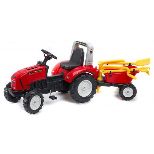 Tractor Lander Rosu cu Remorca marca FALK cu comanda online