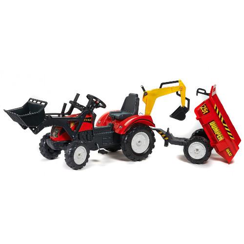 Tractor Ranch cu Cupa, Remorca si Excavator marca FALK cu comanda online