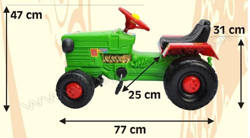 Tractor Willy Albastru marca Nichiduta cu comanda online