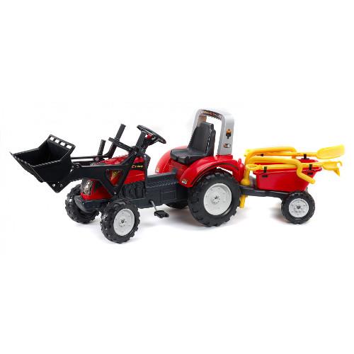 Tractor cu Remorca Ranch Trac Rosu marca FALK cu comanda online