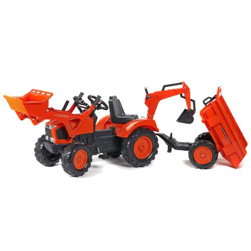 Tractor cu pedale Kubota cu cupa