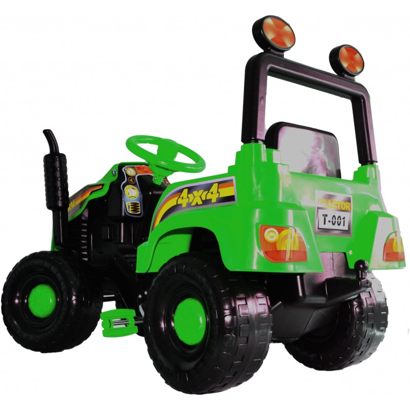 Tractor cu pedale Mega Farm green marca Super Plastic Toys cu comanda online