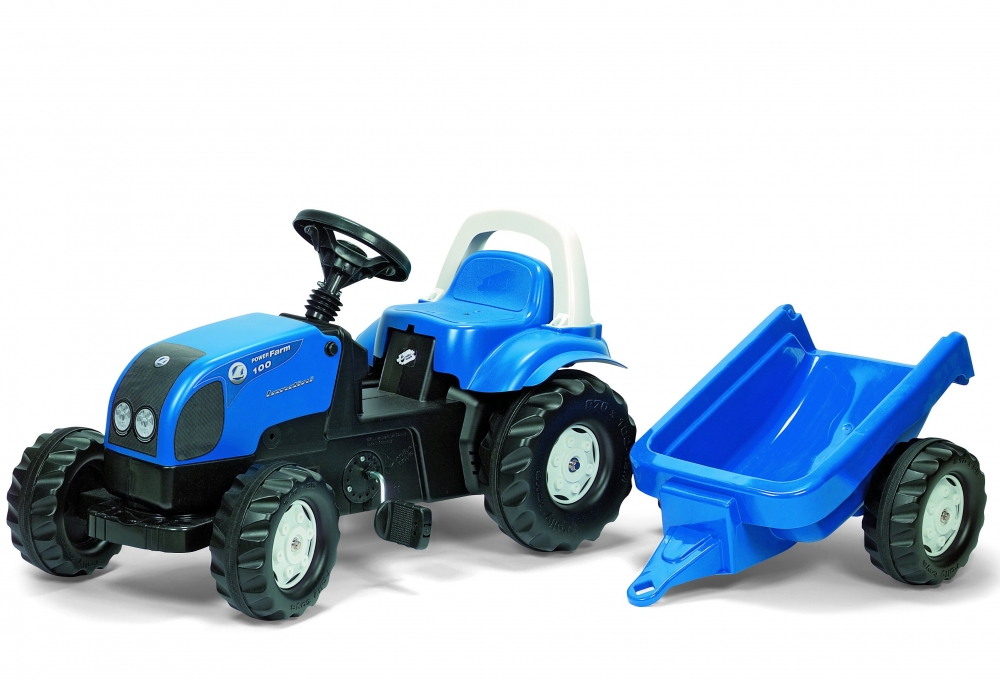 Tractor cu pedale Rolly Toys Kid Landini cu remorca marca ROLLY TOYS cu comanda online