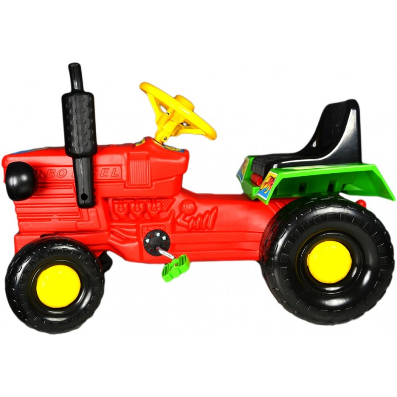 Tractor cu pedale Turbo red marca Super Plastic Toys cu comanda online