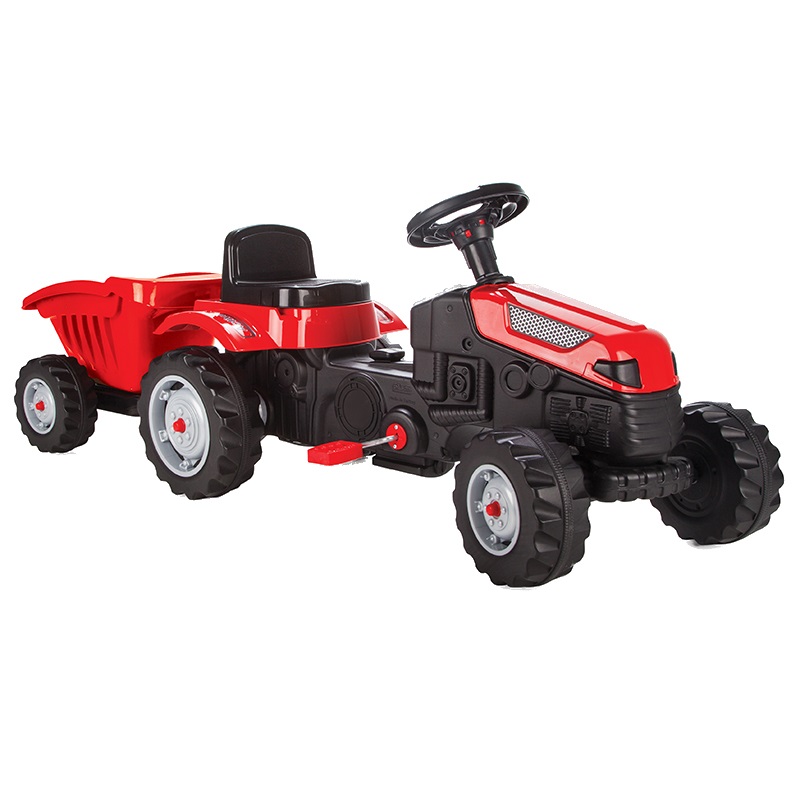 Tractor cu pedale si remorca Active Red marca PILSAN cu comanda online