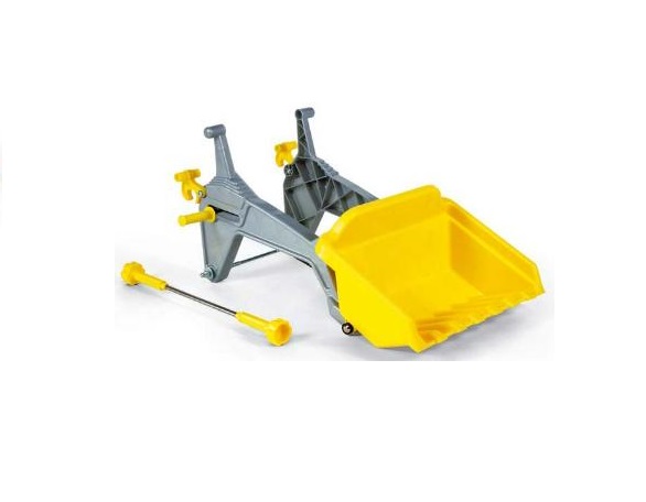 Tractor cu pedale si remorca Rolly Kid JCB galben marca ROLLY TOYS cu comanda online