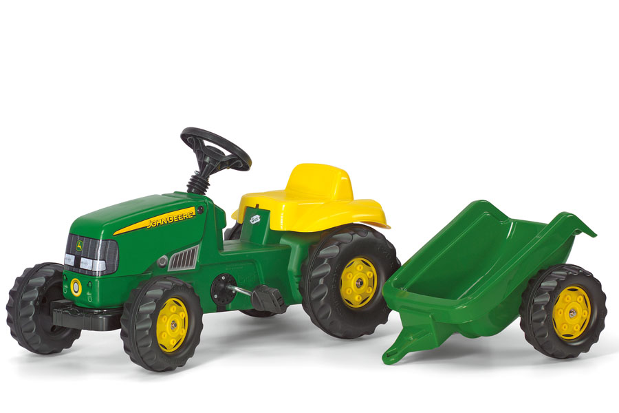 Tractor cu pedale si remorca copii Rolly Toys 012190 verde marca ROLLY TOYS cu comanda online