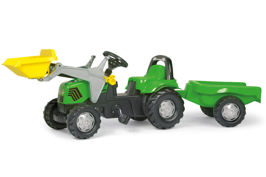Tractor cu pedale si remorca copii Rolly Toys 023196 verde marca ROLLY TOYS cu comanda online