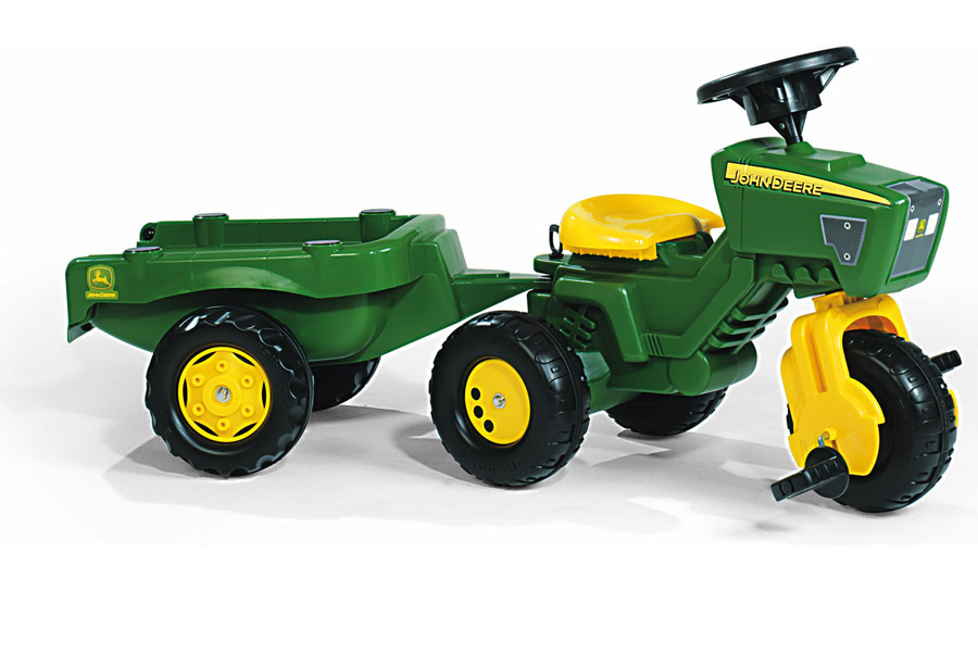 Tractor cu pedale si remorca copii Rolly Toys 052769 verde marca ROLLY TOYS cu comanda online