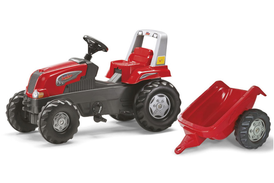 Tractor cu pedale si remorca copii Rolly Toys 800315 rosu marca ROLLY TOYS cu comanda online