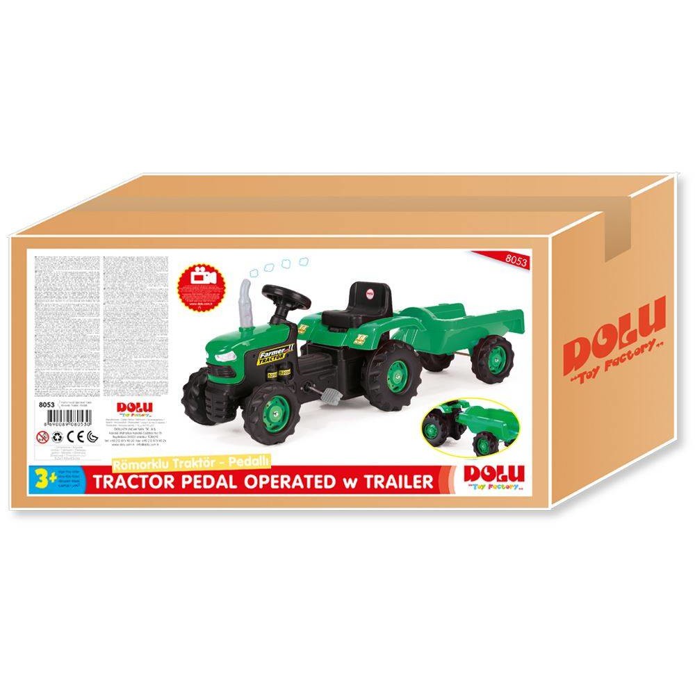 Tractor cu remorca marca DOLU cu comanda online