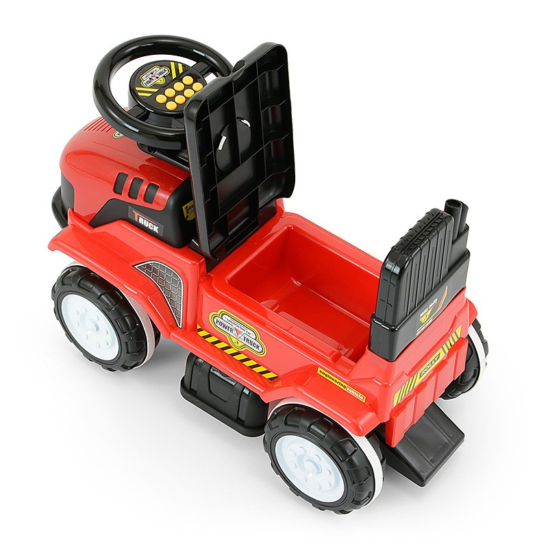 Tractoras cu remorca Ride On Rolly Plus Red marca Milly Mally cu comanda online