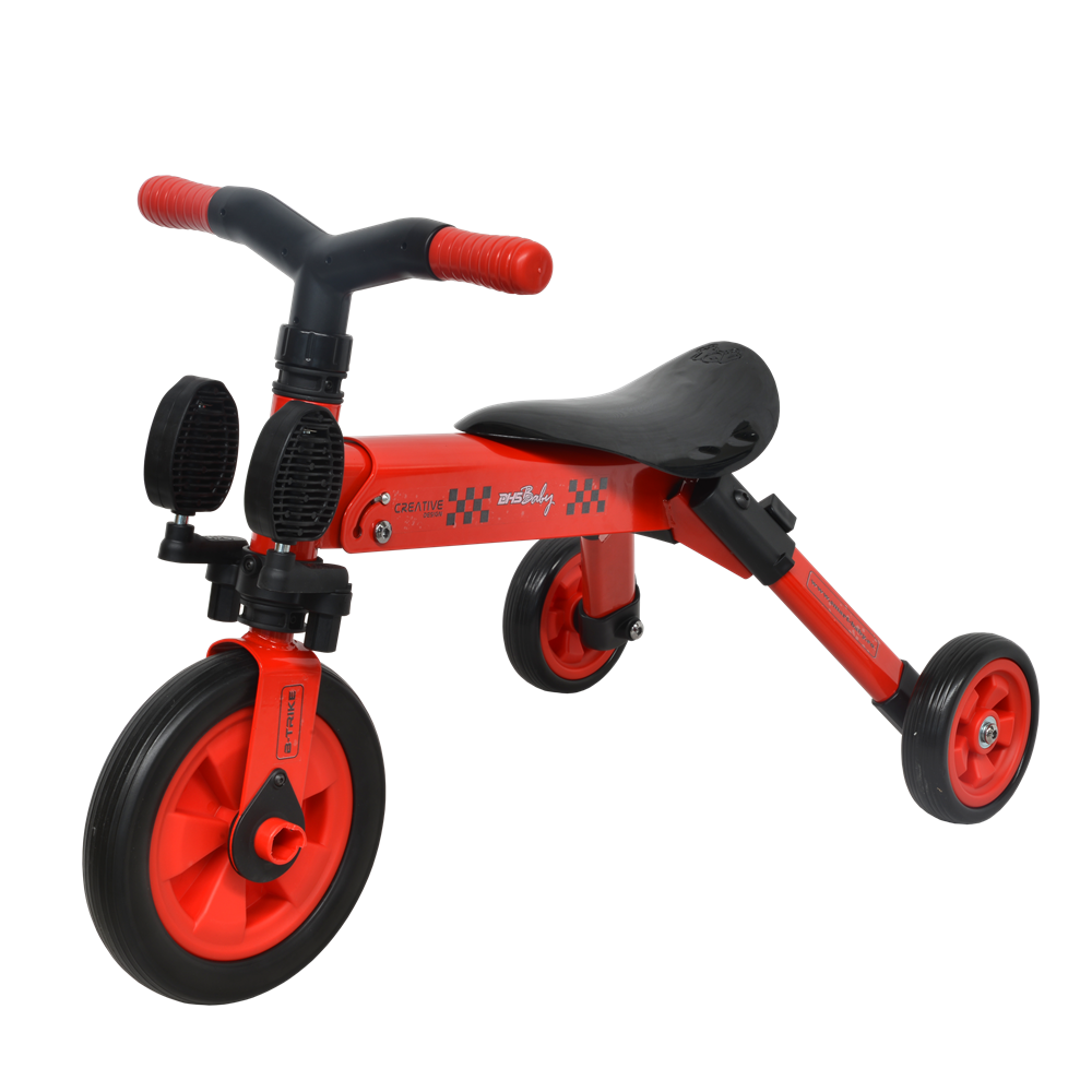 Tricicleta 2 in 1 Dhs B-Trike Red marca DHS cu comanda online