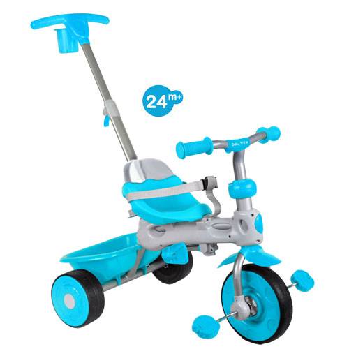 Tricicleta Baby Trike 4 in 1 Deluxe Aqua marca Baby Trike cu comanda online