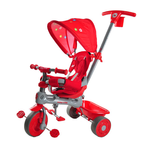 Tricicleta Baby Trike 4 in 1 Giraffe Red marca Baby Trike cu comanda online