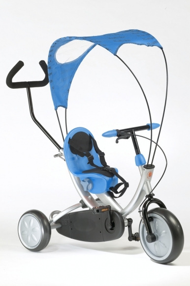 Tricicleta Italtrike OKO Blue cu parasolar marca ITALTRIKE cu comanda online