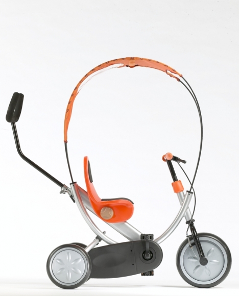 Tricicleta Italtrike OKO Orange cu parasolar marca ITALTRIKE cu comanda online