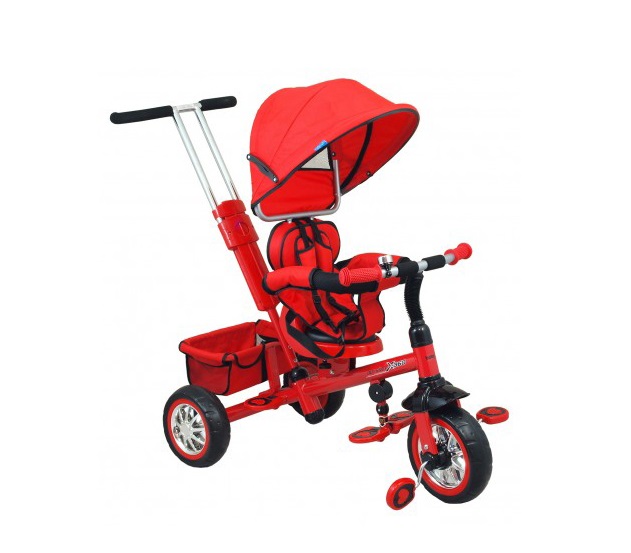 Tricicleta copii cu scaun reversibil Baby Mix UR-ETB32-2 rosu marca BABY MIX cu comanda online