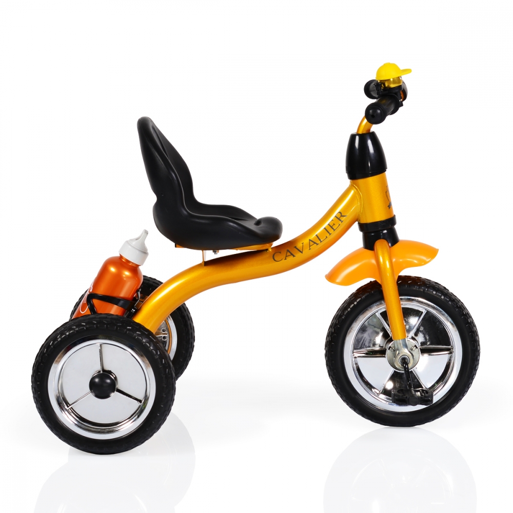 Tricicleta cu roti din cauciuc Byox Cavalier Gold marca Byox cu comanda online