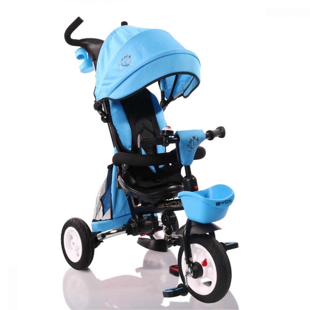 Tricicleta cu sezut reversibil Flexy Lux Blue marca Byox cu comanda online