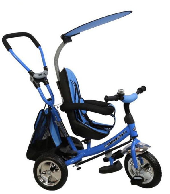 Tricicleta cu sezut reversibil Safari Break 360 Blue marca BABY MIX cu comanda online