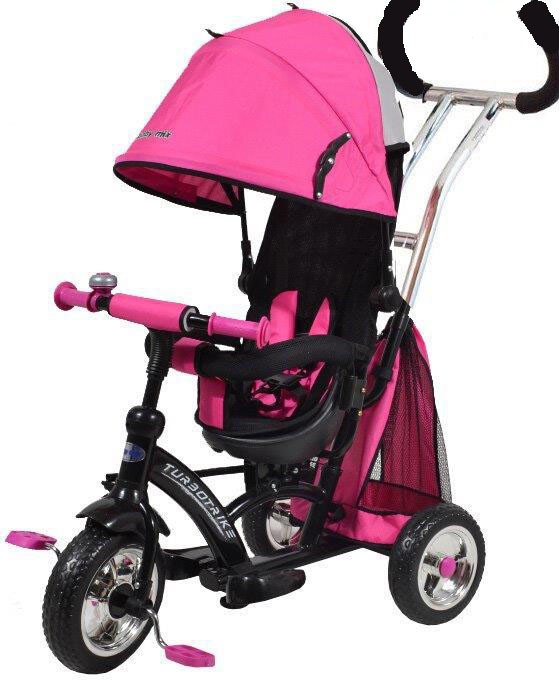 Tricicleta cu sezut reversibil Sunrise Turbo Trike Pink marca BABY MIX cu comanda online