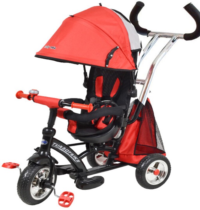 Tricicleta cu sezut reversibil Sunrise Turbo Trike Red marca BABY MIX cu comanda online