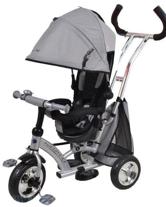 Tricicleta cu sezut reversibil Sunrise Turbo Trike Silver marca BABY MIX cu comanda online