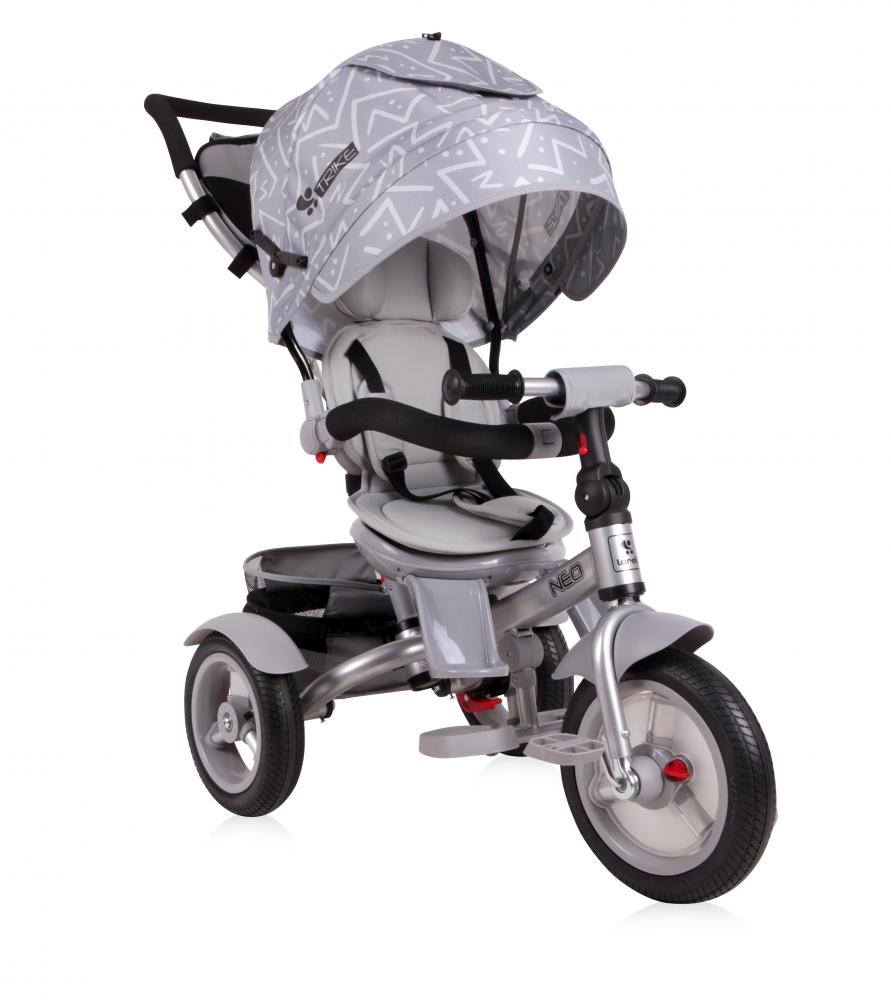 Tricicleta multifunctionala 4 in 1 Neo Air Light Dark Grey marca LORELLI cu comanda online