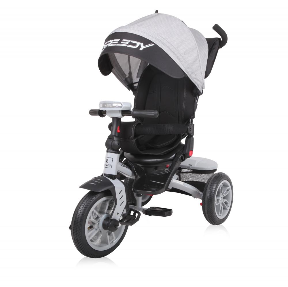 Tricicleta multifunctionala 4 in 1 Speedy Grey Black marca LORELLI cu comanda online