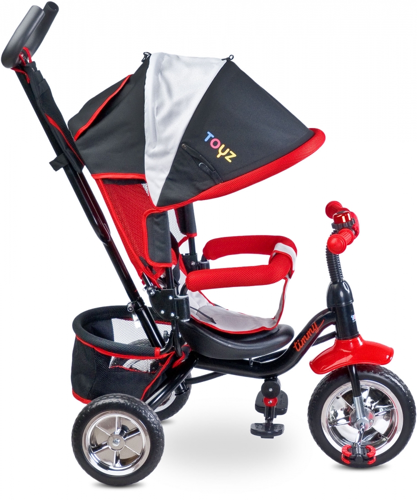 Tricicleta pentru copii cu scaun reversibil Toyz Timmy Red marca Toyz by Caretero cu comanda online