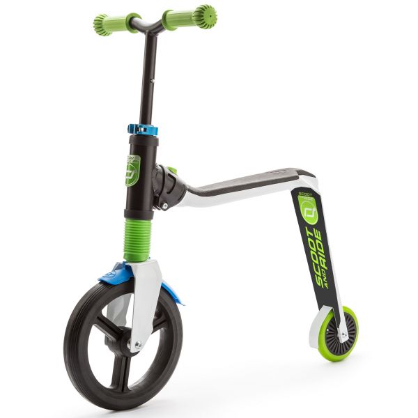 Trotineta 2 in 1 Scoot Ride HighwayFreak 3-6 ani White Green Blue marca Scoot & Ride cu comanda online