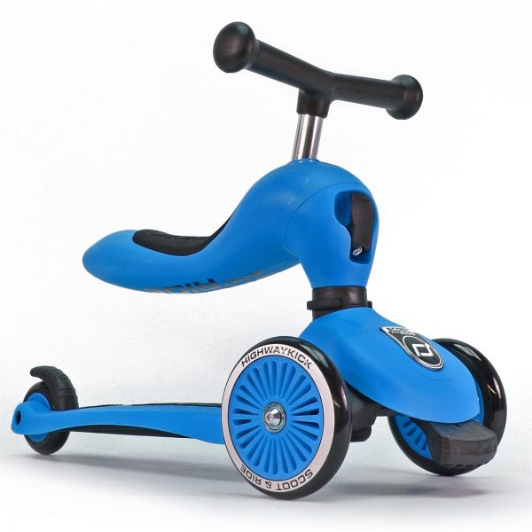 Trotineta 2 in 1 Scoot Ride HighwayKick 1 Blue 1-5 ani marca Scoot & Ride cu comanda online